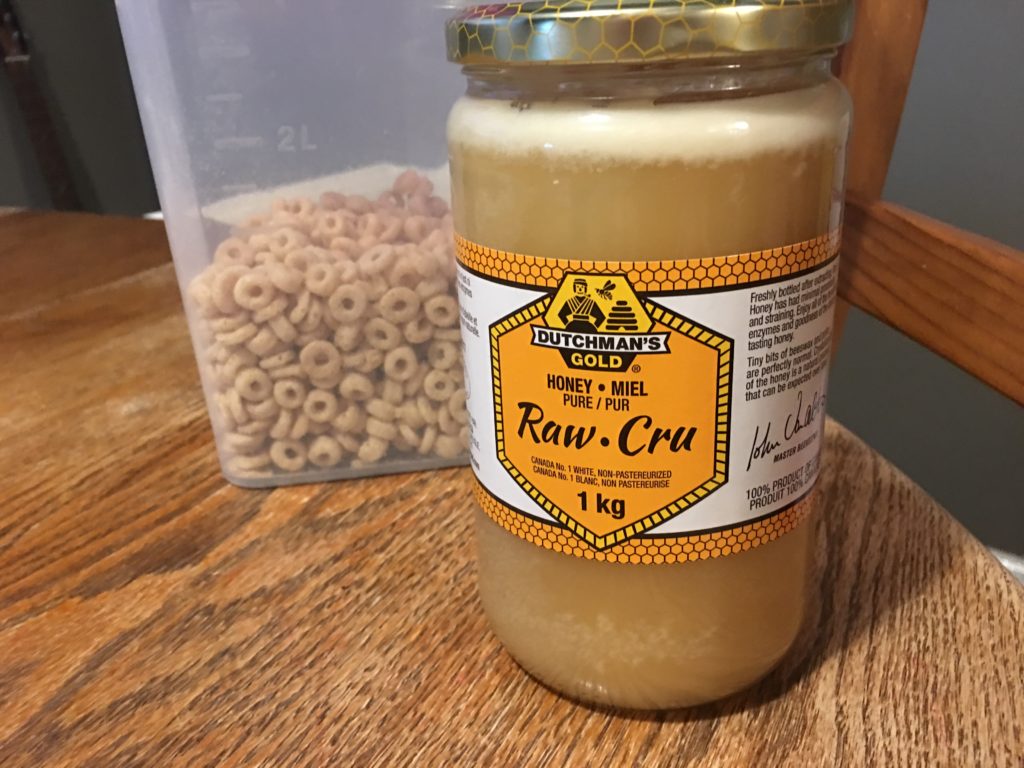 Raw honey