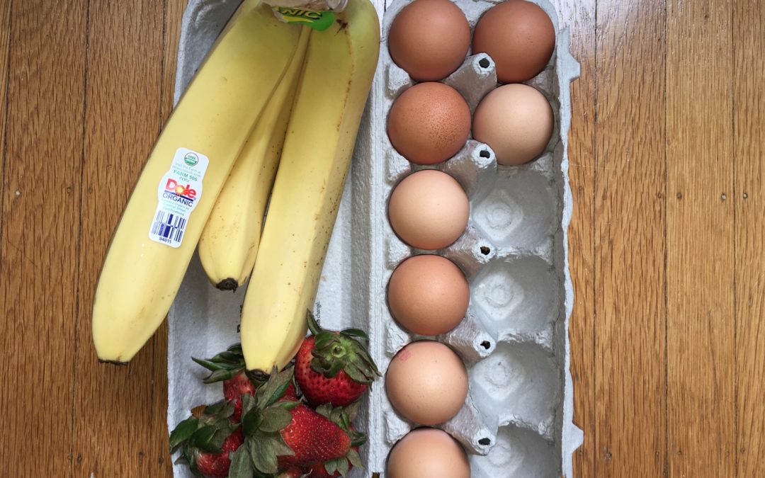 Bananas and Eggs Make Yummy Muffins!